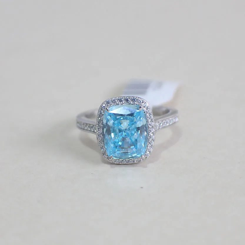 Sterling Silver Engagement Ring - 02AS58