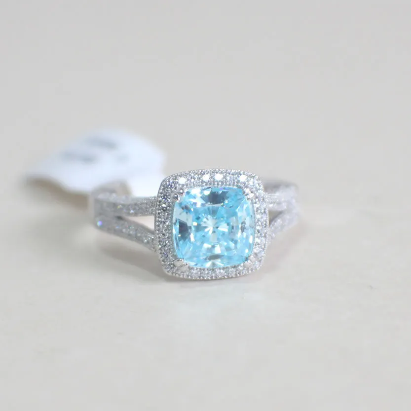 Sterling Silver Engagement Ring - 02AS64