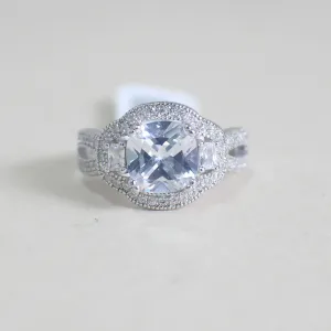 Sterling Silver Engagement Ring - 02AS82