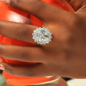 Sterling Silver Engagement Ring - 06AS16
