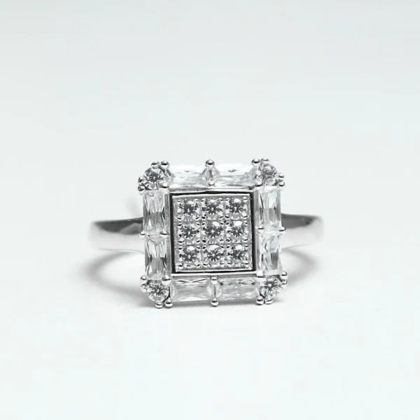 Sterling Silver Engagement Ring - 06AS23