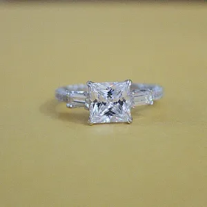 Sterling Silver Engagement Ring - 08AB73