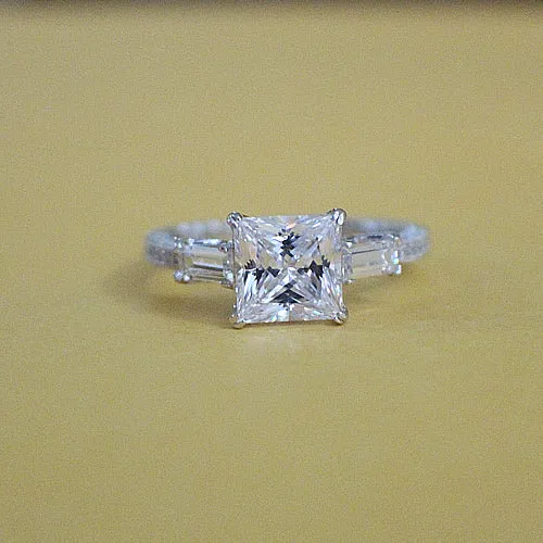 Sterling Silver Engagement Ring - 08AB73