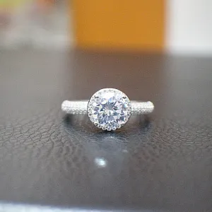 Sterling SIlver Engagement Ring - 10AB74