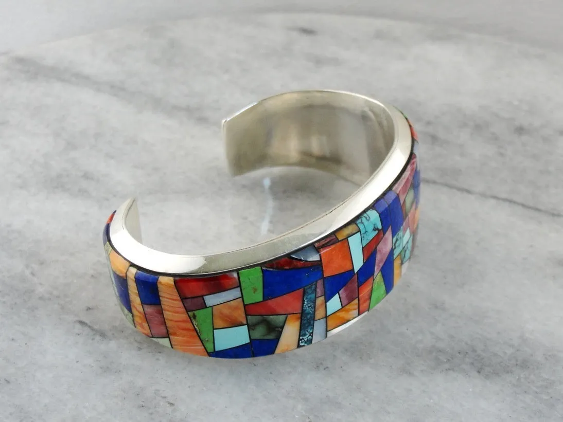 Stunning Alvin Yellowhorse Navajo Cuff Bracelet