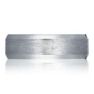 Tacori 18KW Brushed Finish 7mm Wedding Band
