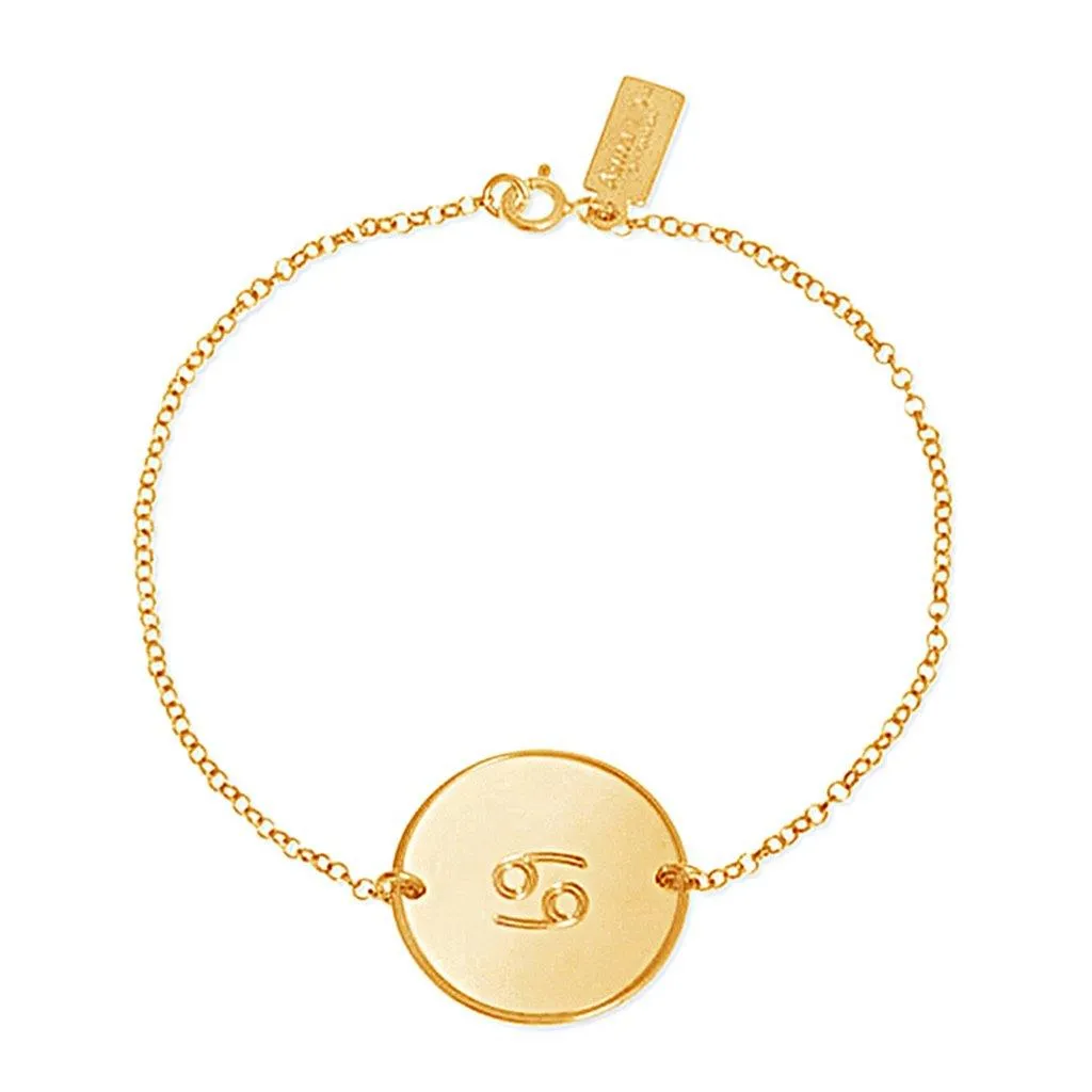 Zodiac Sign Engraved Anklet